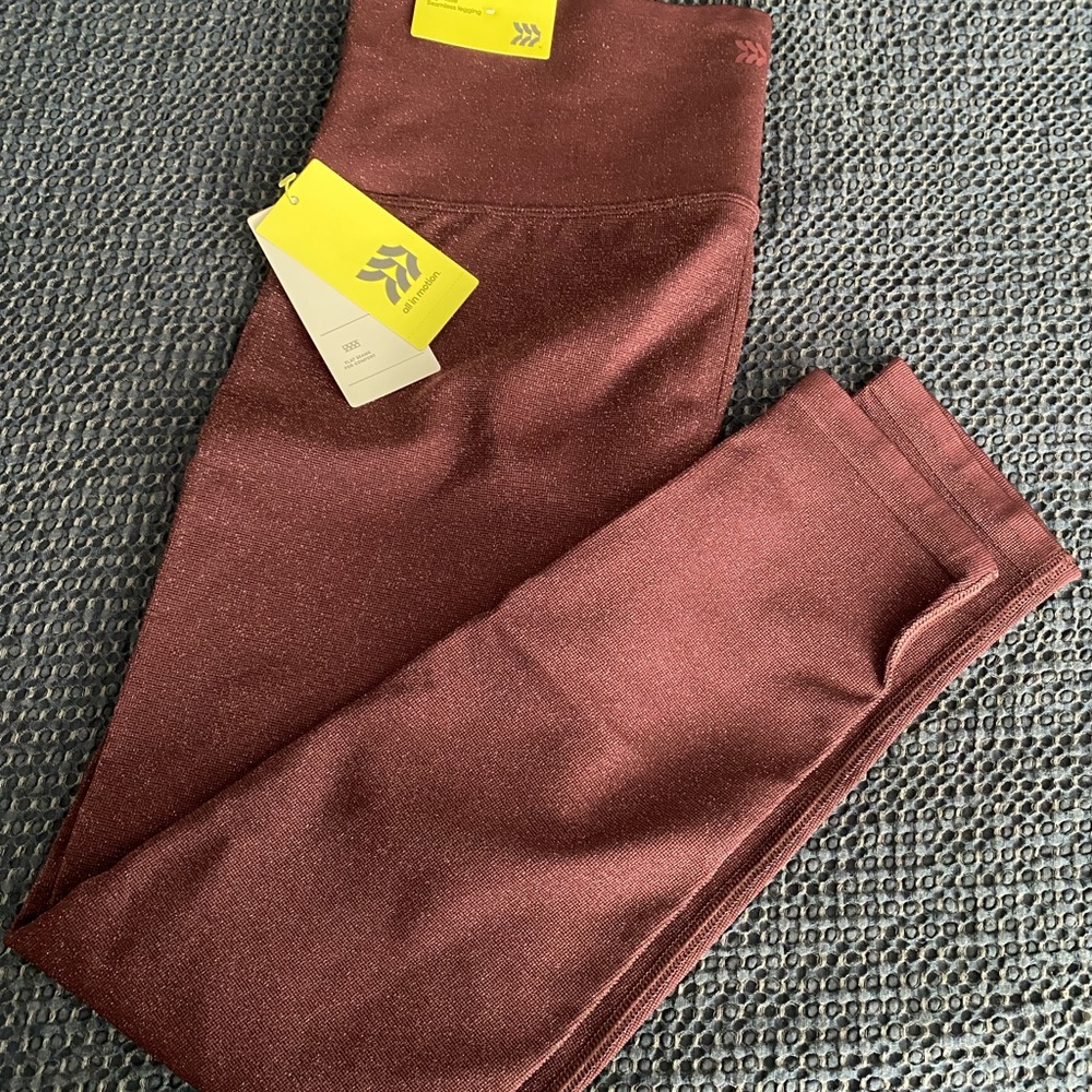 All in Motion Burgundy Leggings
